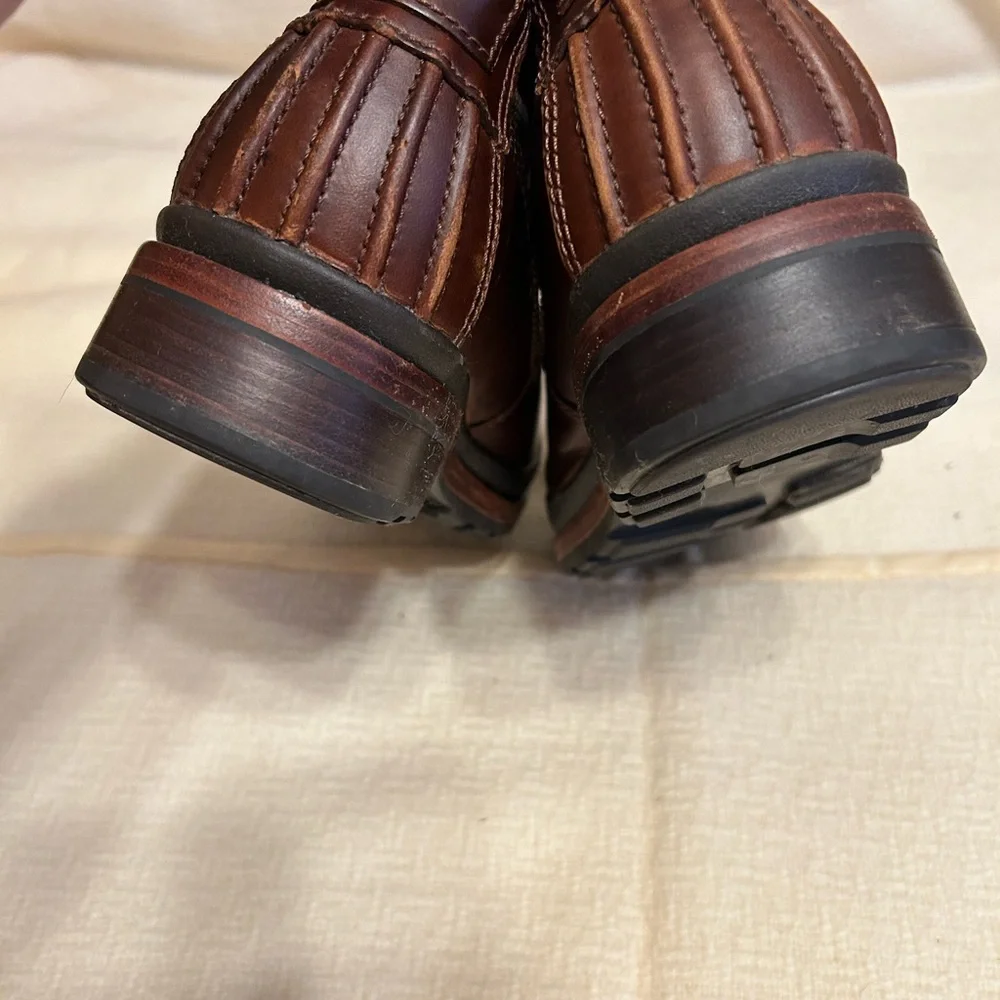 UGG Make an offer!! Men's Dk BrnLeather and Fabric Boots.